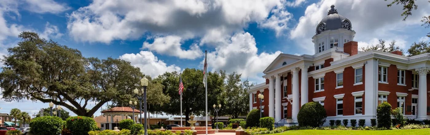 The historic Pasco County Courthouse in Dade City