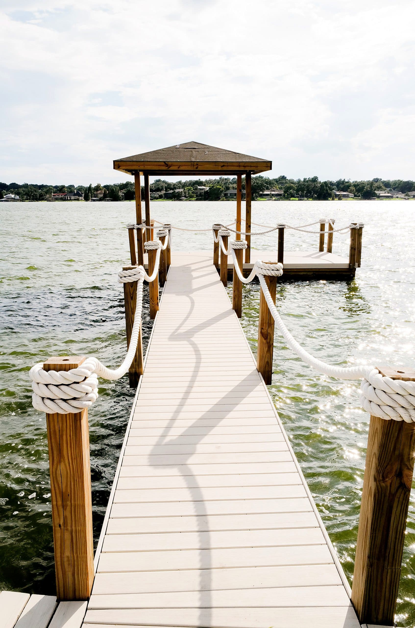 Premium dock on a Central Florida lake