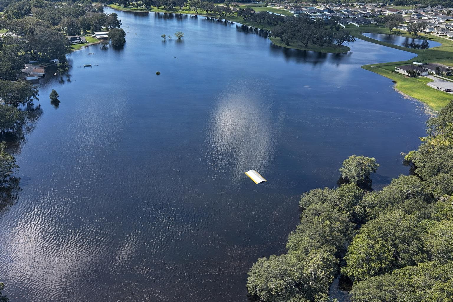 Seward Lake, Lakeland: A Week After Milton, the Water Was Still Rising